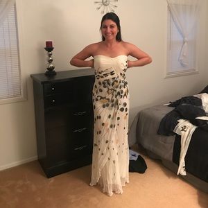 Cream Prom dress
